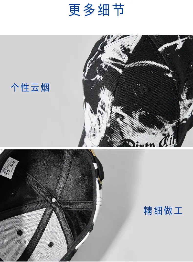 2025 Korean Style Printed Baseball Cap for Men Women — feature 17
