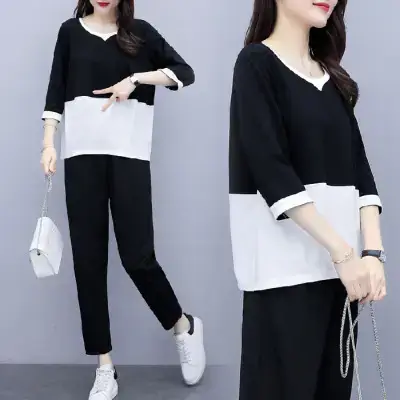 2025 Korean Style Women Loose Two-Piece Casual Set — feature 2
