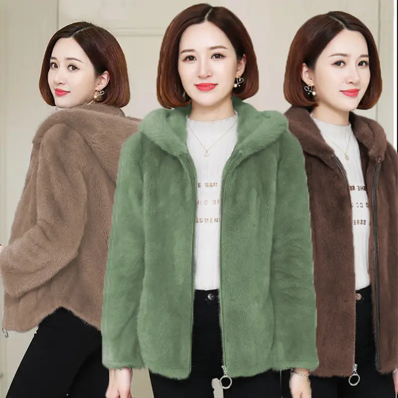 Black Korean Style Hooded Sweatshirt Women Winter Warm - Image 7