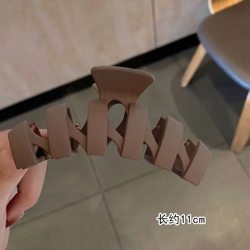 Fog Surface Wave Hair Claw Set Brown - Image 2