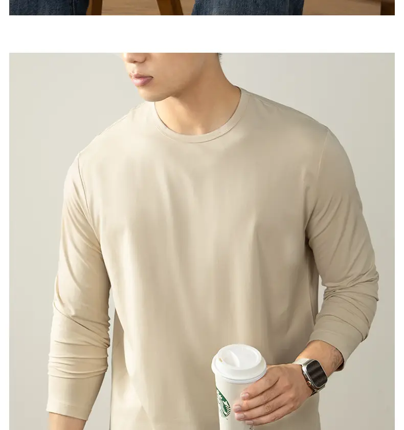 Men Grey Cloud Print Long Sleeve T-Shirt — feature 27