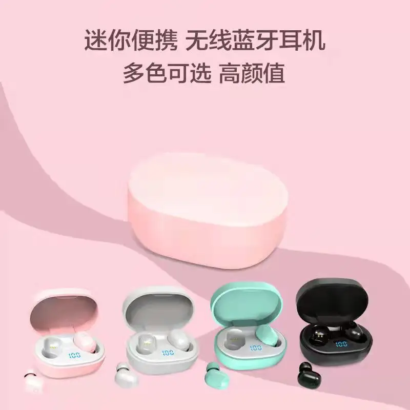 TWS Wireless Earbuds Pink 5.0J15 Waterproof - Image 8