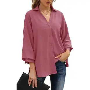 Women's Pleated Long-Sleeve Top with Cropped Design — feature 8