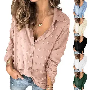 Women's Pleated Long-Sleeve Top with Cropped Design — feature 9