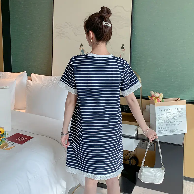 Striped Lactation Dress for Women Summer - Image 4