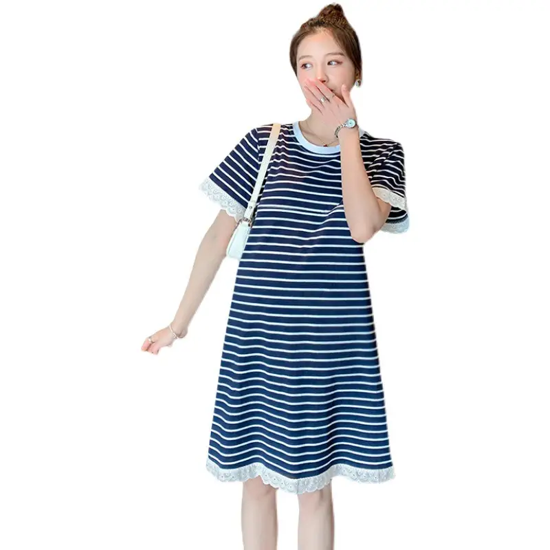 Striped Lactation Dress for Women Summer - Image 6