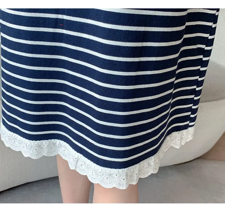 Striped Lactation Dress for Women Summer — feature 22