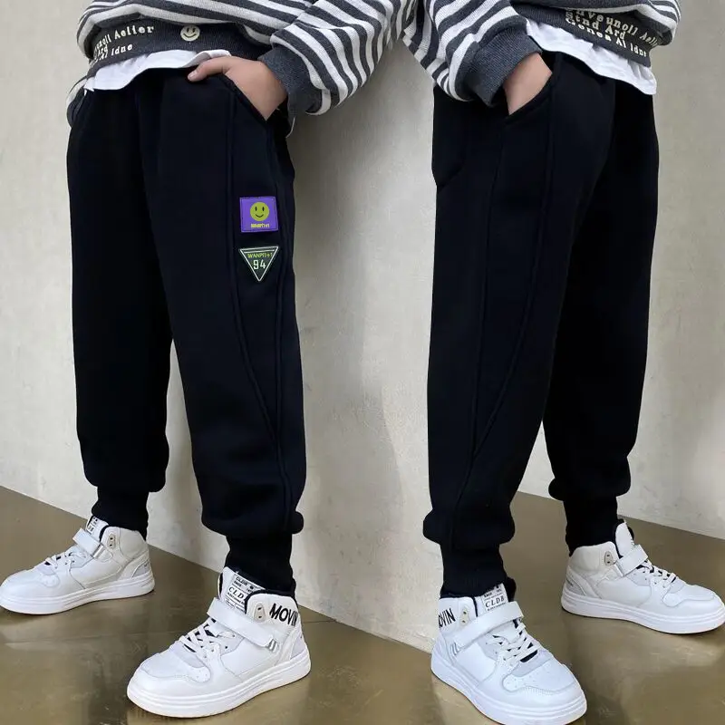 Boys Sweatpants Grey 2026 Spring New Style