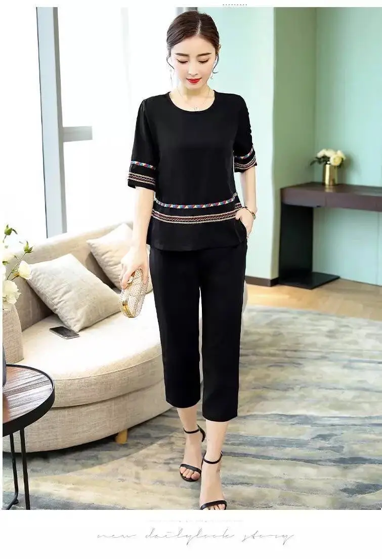 Women Red Velvet Pajama Set Medium to Large — feature 13