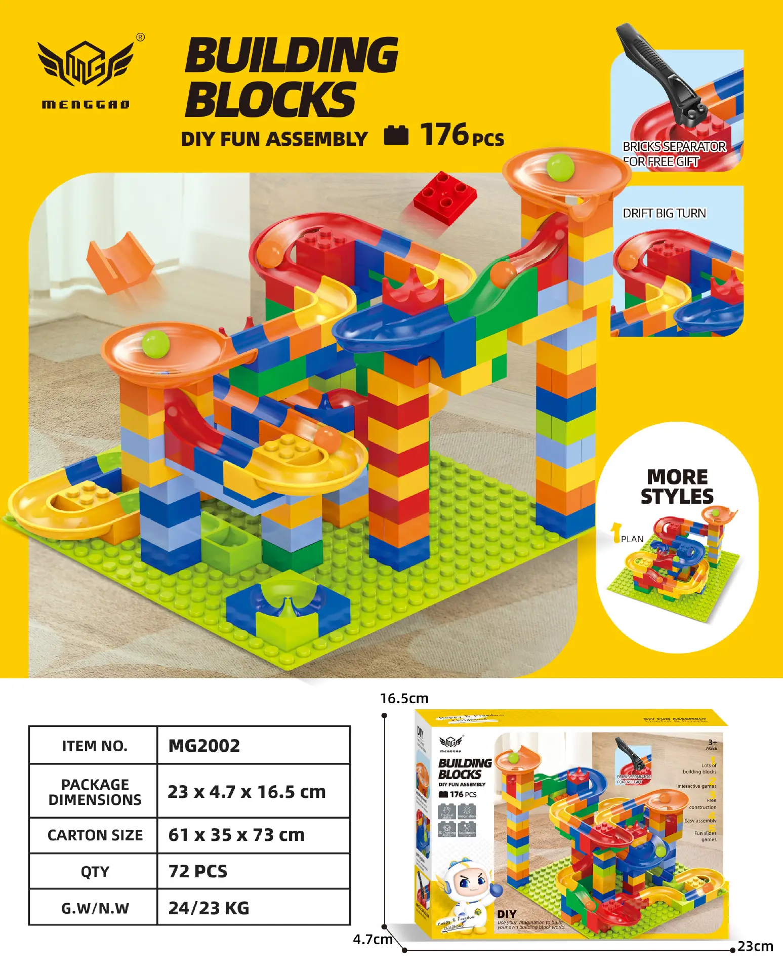 Lego Small Particle Slide Track Ball Puzzle for Boys Girls 3-6 Years - Image 4