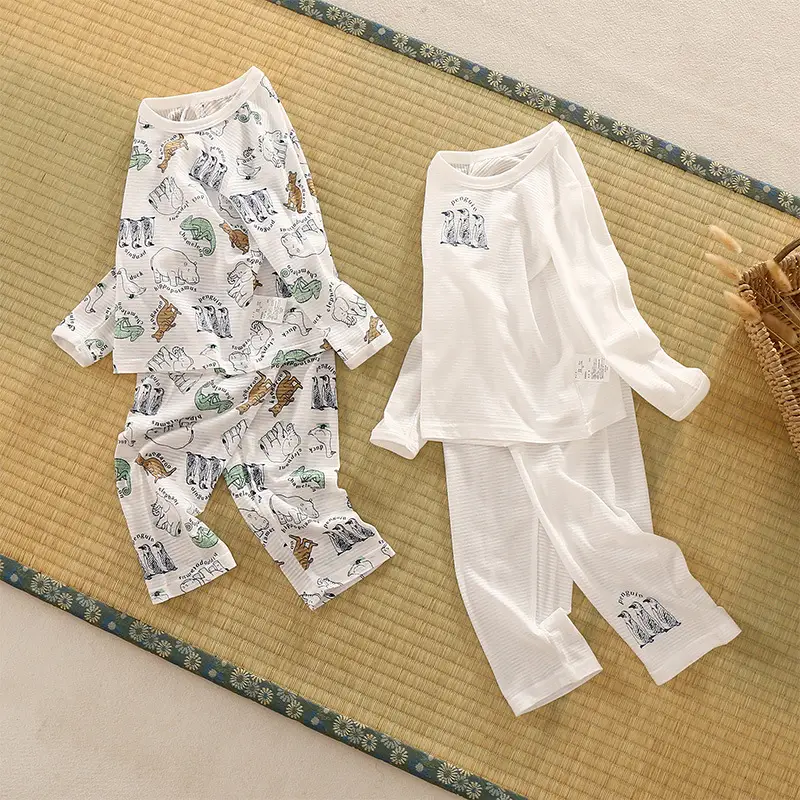 Early Autumn Boys Long Sleeve Cotton T-Shirts Set - Image 5