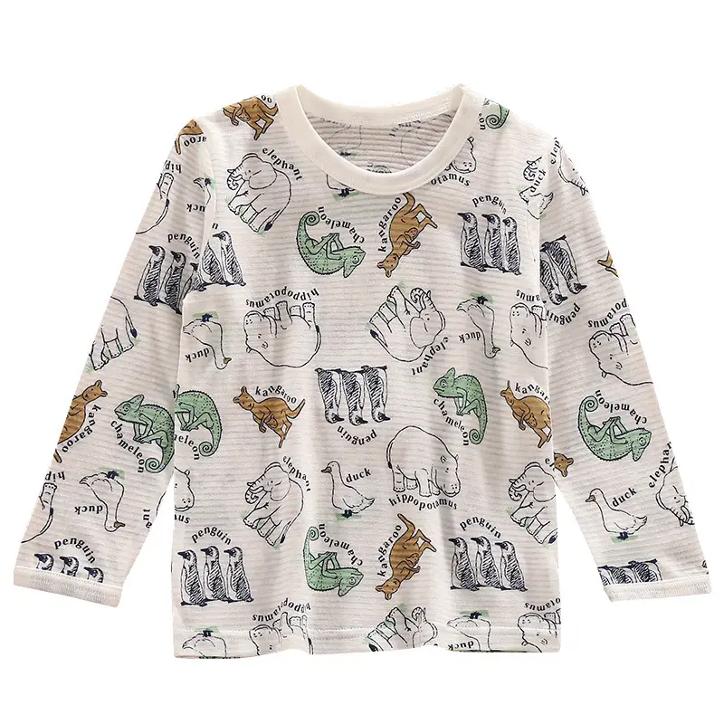 Early Autumn Boys Long Sleeve Cotton T-Shirts Set - Image 7