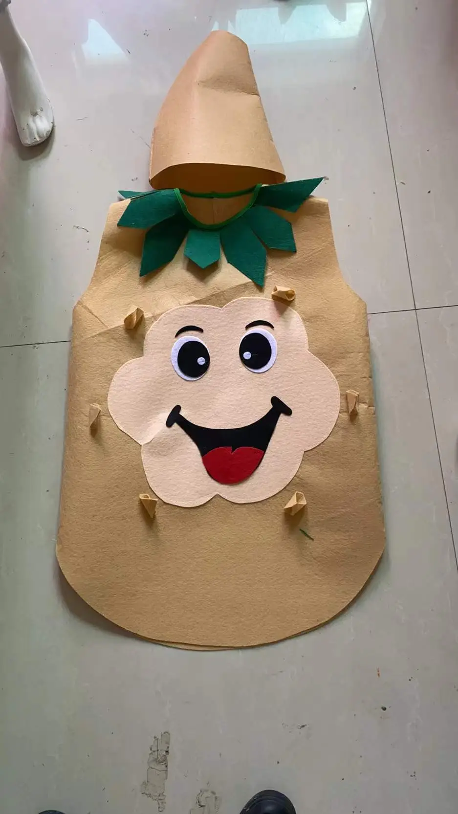 Children's Green Vegetable Costume Cabbage Catwalk Suit - Image 15