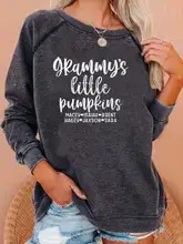 Printed Mountain Hoodie Crew Neck Long Sleeve — feature 3