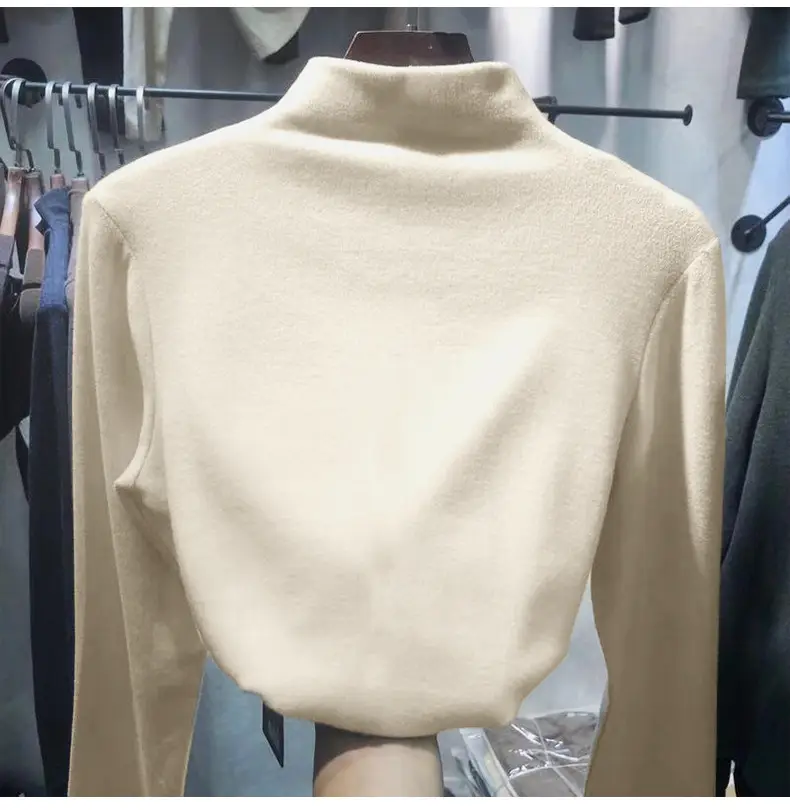 Women's 2021 Velvet Thermal Shirt with 8 Colors — feature 9