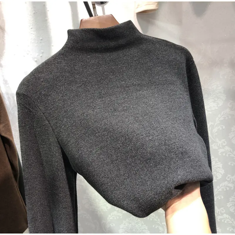Women's 2021 Velvet Thermal Shirt with 8 Colors - Image 2