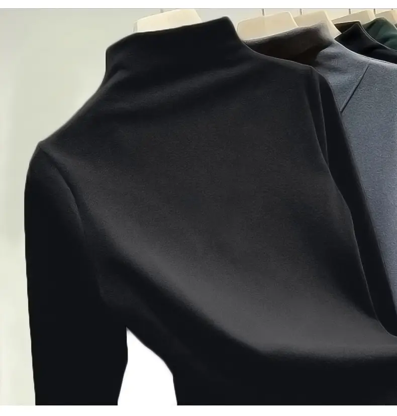 Women's 2021 Velvet Thermal Shirt with 8 Colors - Image 3