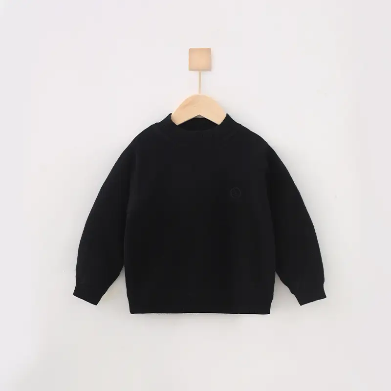Boys Girls Knit Sweater Cream Winter Top - Image 4