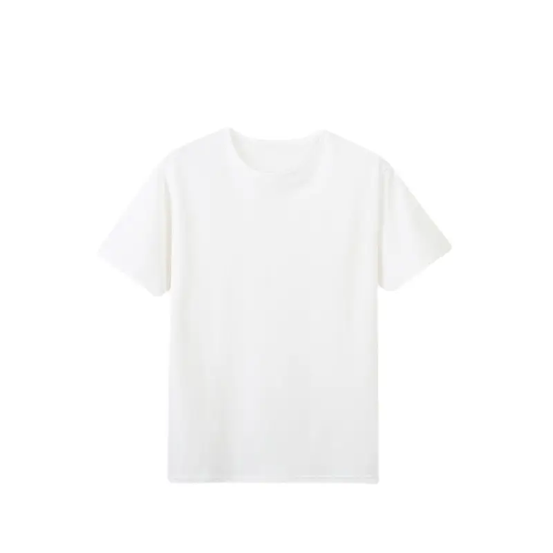 Children's Cotton T-Shirt Set White Black Short Sleeve Family Wear