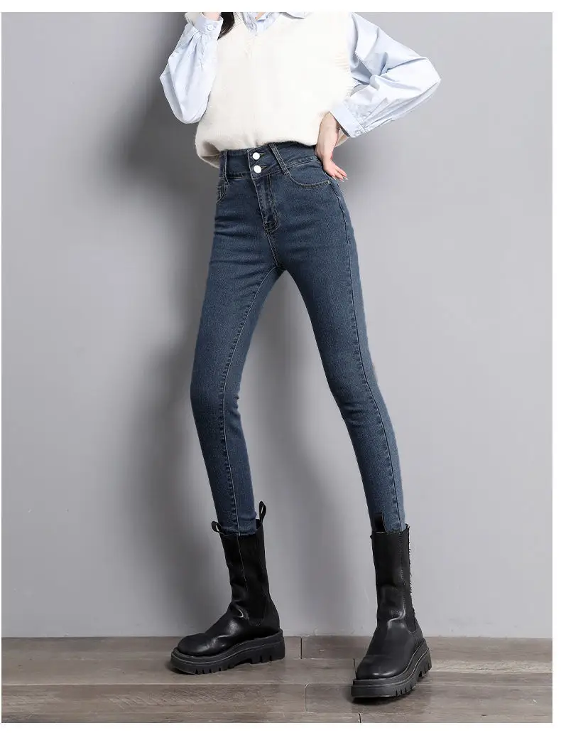 Women Stretch Slim Fit Pencil Pants High Waist New Spring Autumn — feature 20