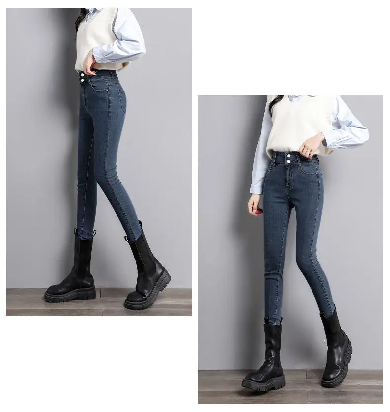 Women Stretch Slim Fit Pencil Pants High Waist New Spring Autumn — feature 21