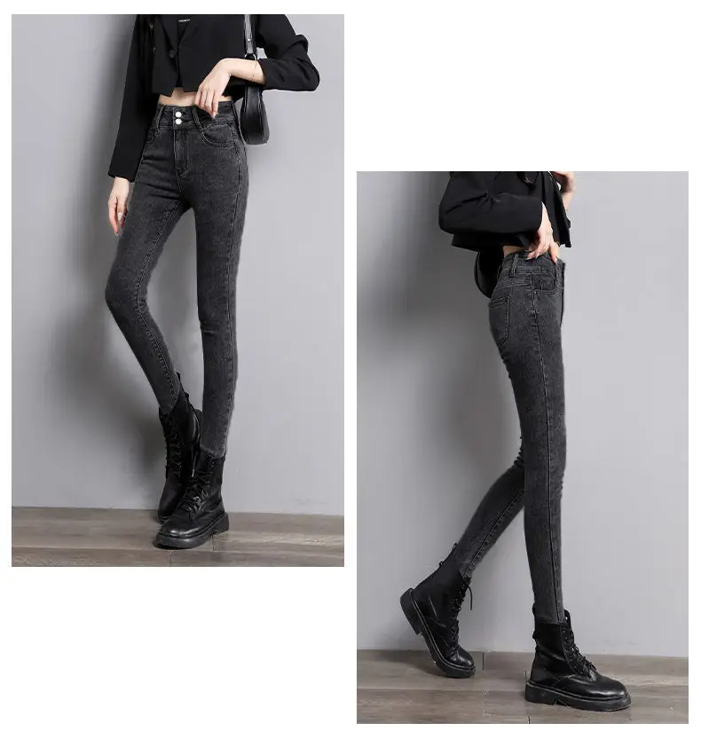 Women Stretch Slim Fit Pencil Pants High Waist New Spring Autumn — feature 23