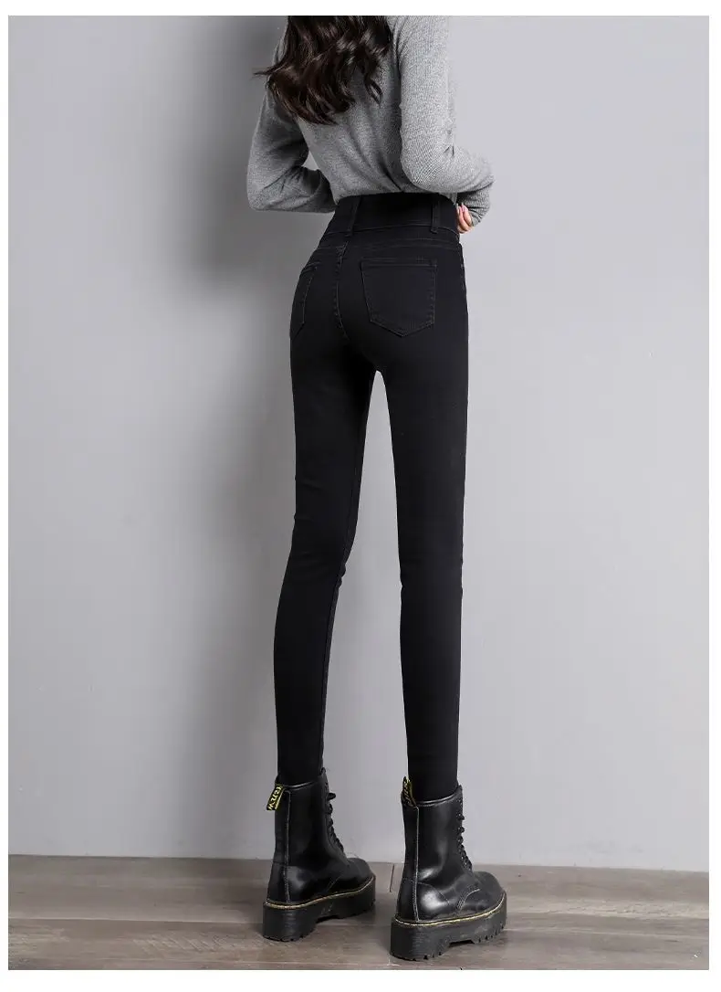 Women Stretch Slim Fit Pencil Pants High Waist New Spring Autumn — feature 27