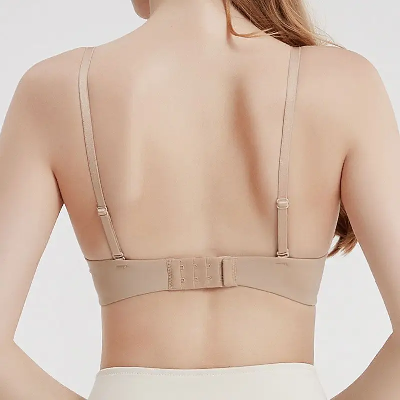 Cross-Border Plus-Size Seamless Bra, Push-Up Bra for Large Busts, Anti-Sagging, Breathable, Invisible Bra