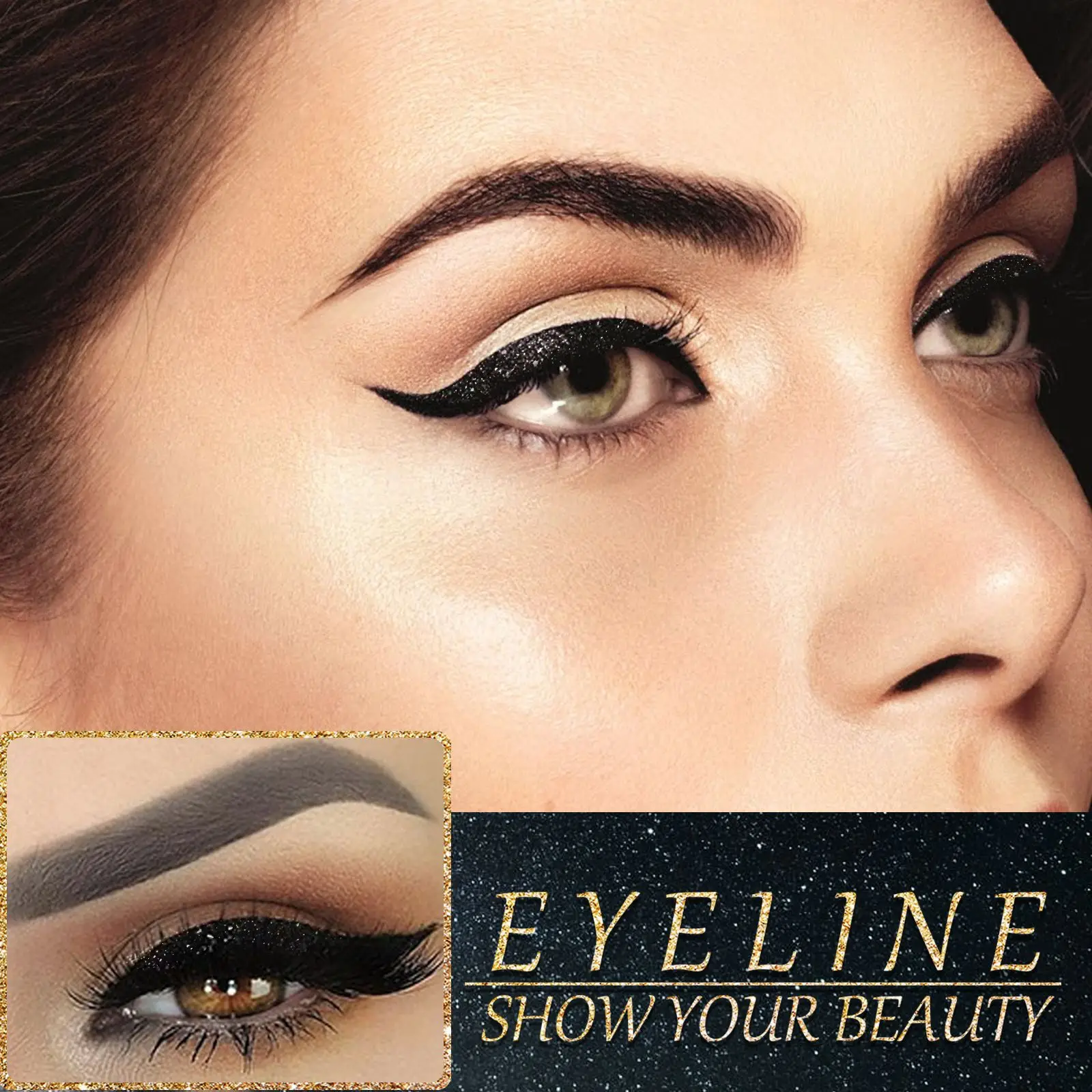 West Month Eyeliner Stickers Gel False Eyelashes Curling - Image 10