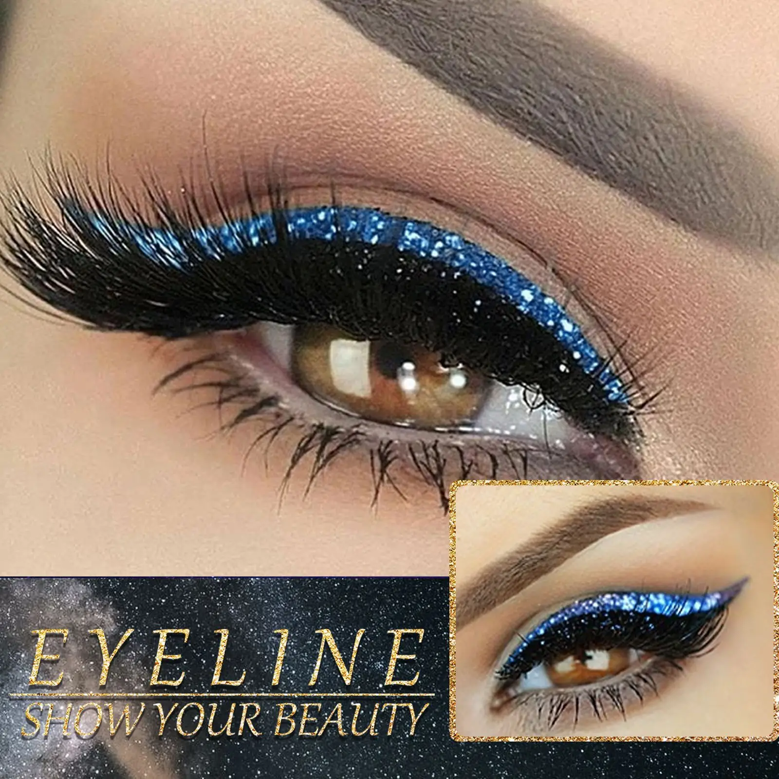 West Month Eyeliner Stickers Gel False Eyelashes Curling - Image 11