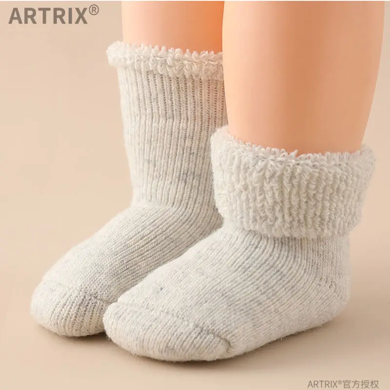 Winter Thick Wool Baby Socks for Boys Girls Medium - Image 10