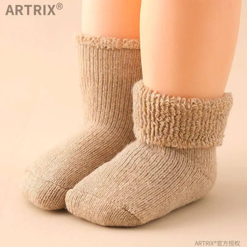 Winter Thick Wool Baby Socks for Boys Girls Medium - Image 11