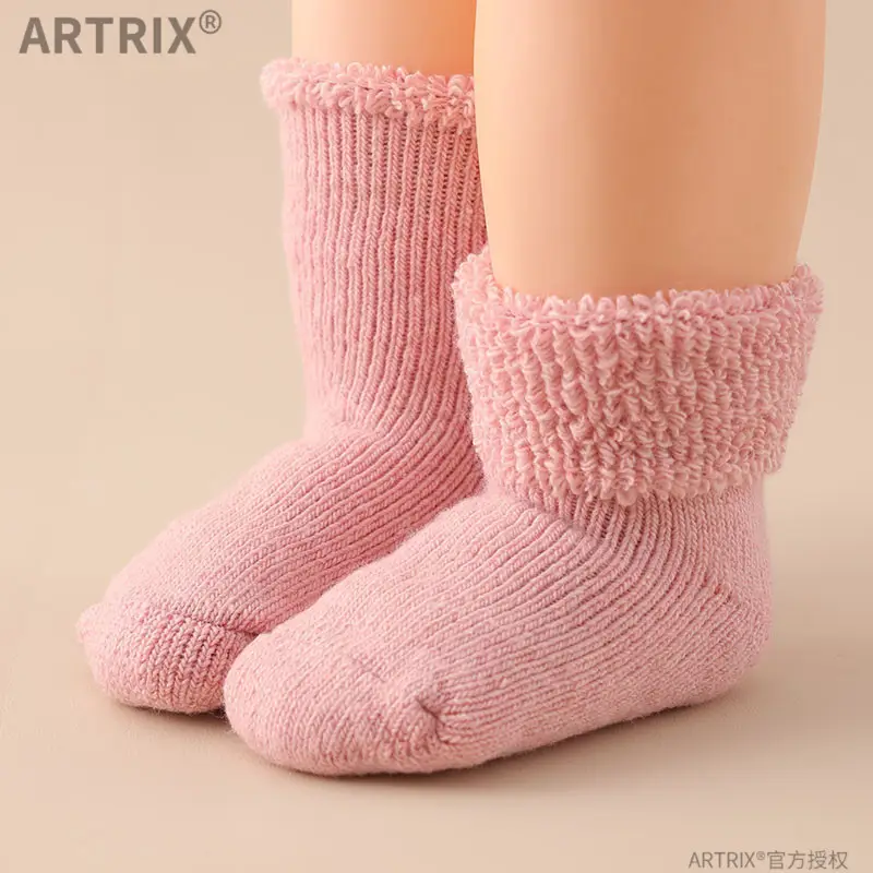 Winter Thick Wool Baby Socks for Boys Girls Medium - Image 12