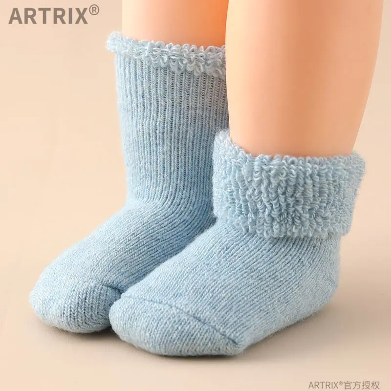 Winter Thick Wool Baby Socks for Boys Girls Medium - Image 14
