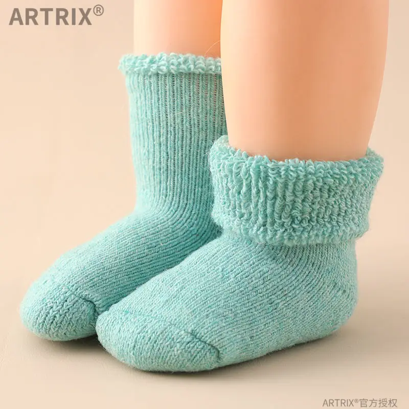 Winter Thick Wool Baby Socks for Boys Girls Medium - Image 15