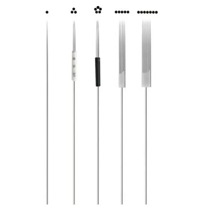 Embroidery Half Throwing Needle Single Round Five Rows - Image 15