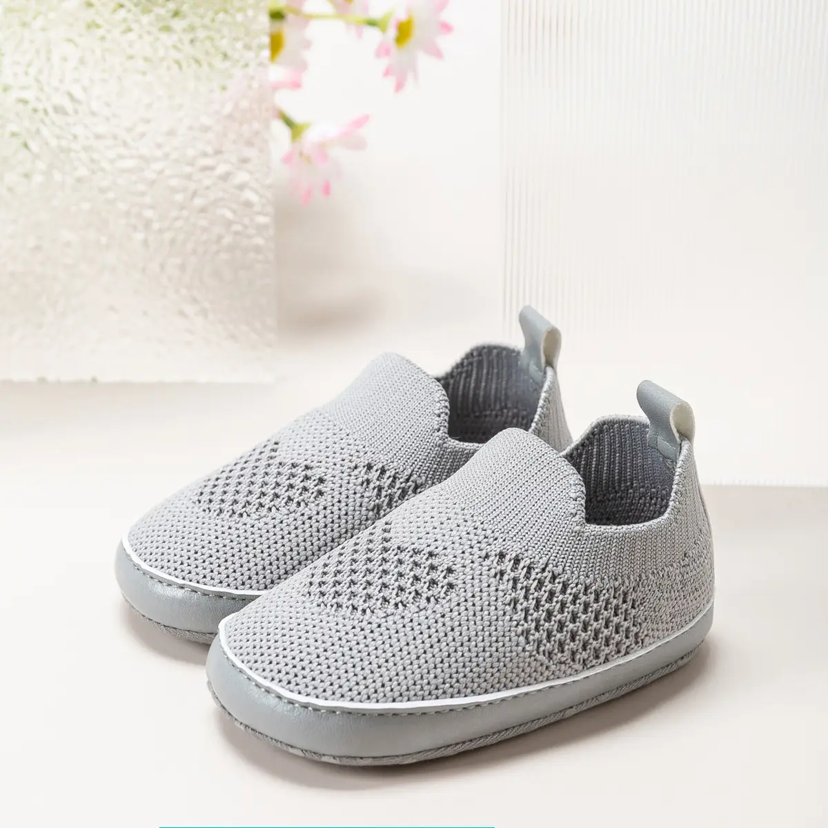Grey Breathable Casual Baby Shoes Anti-Slip - Image 7