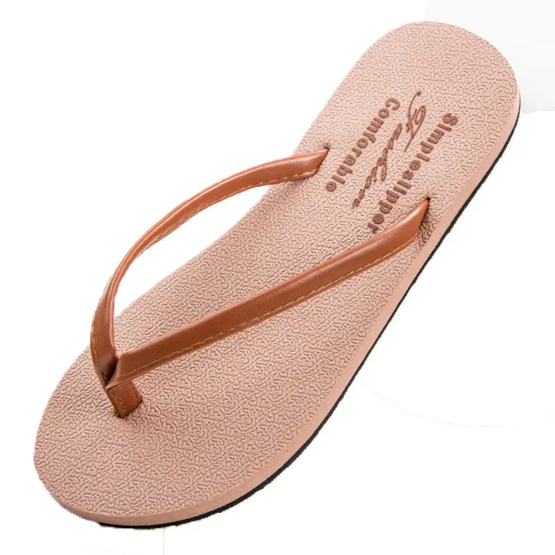 Summer Men's Grey Slip-On Flip Flops Non-Slip