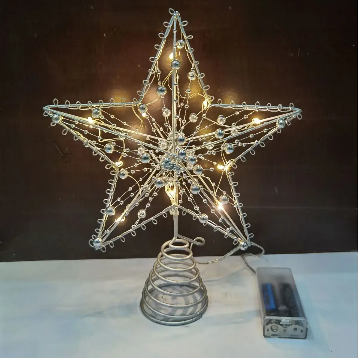 Star Shaped Christmas Tree Decor with LED Lights - Image 19