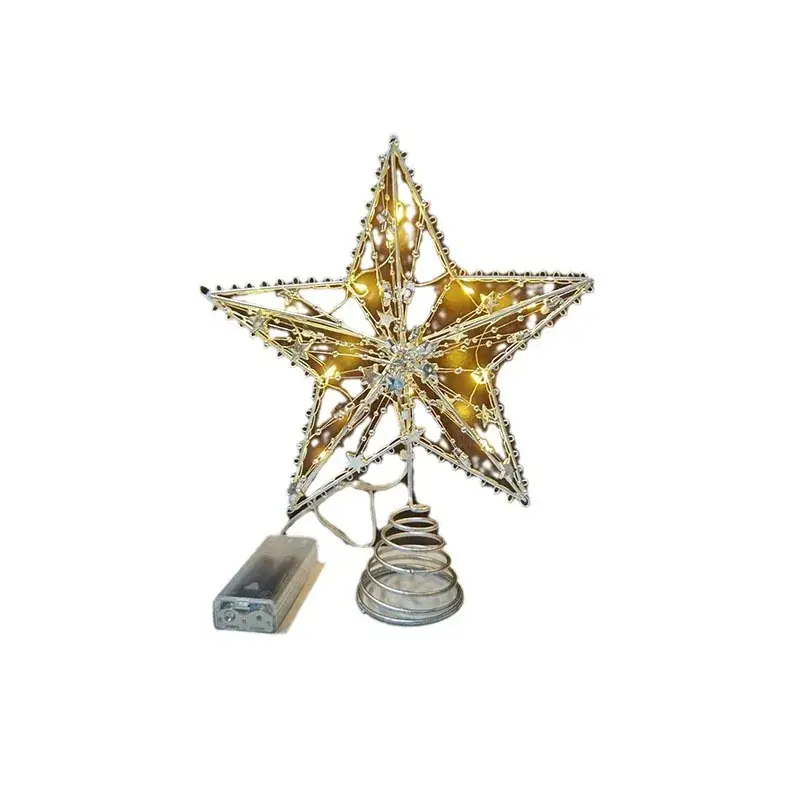 Star Shaped Christmas Tree Decor with LED Lights - Image 21