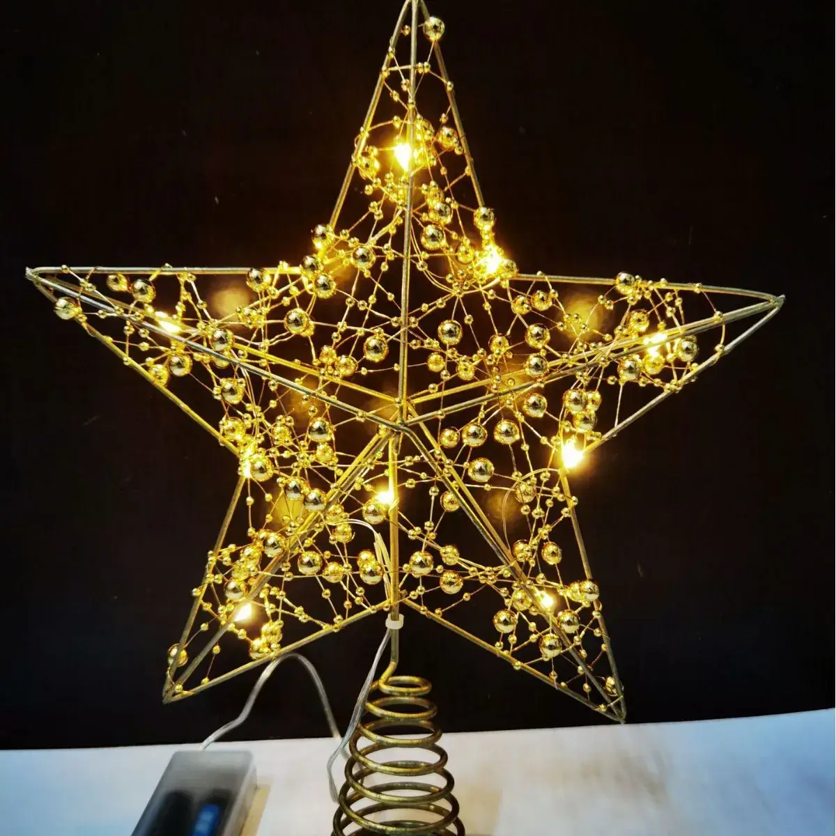 Star Shaped Christmas Tree Decor with LED Lights - Image 11