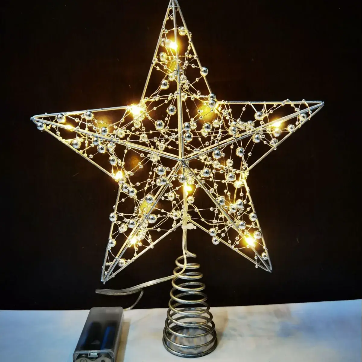 Star Shaped Christmas Tree Decor with LED Lights - Image 12