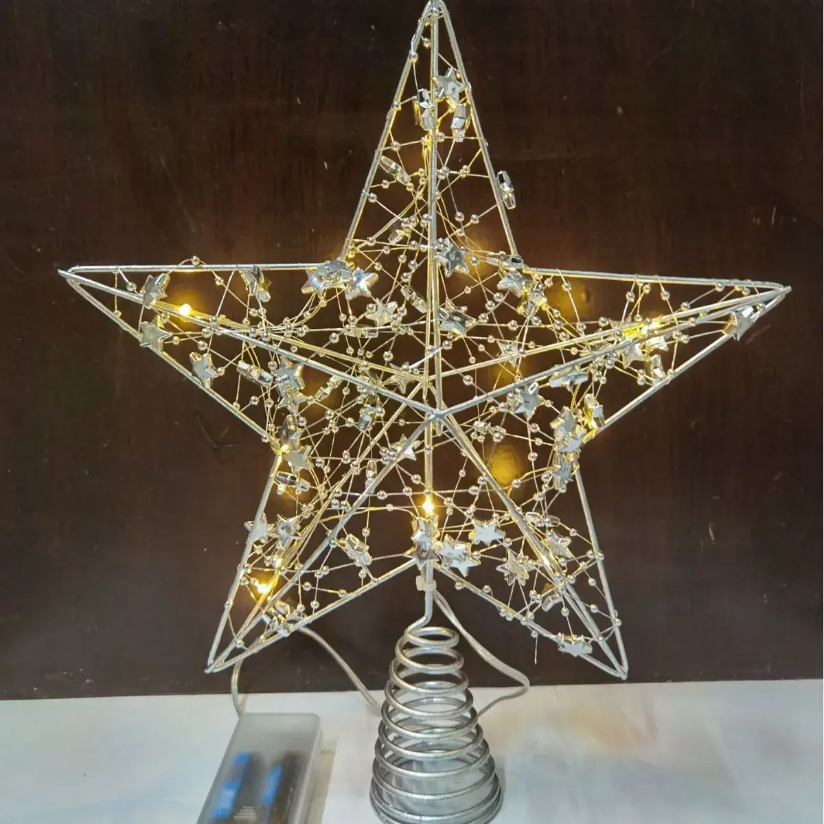 Star Shaped Christmas Tree Decor with LED Lights - Image 15