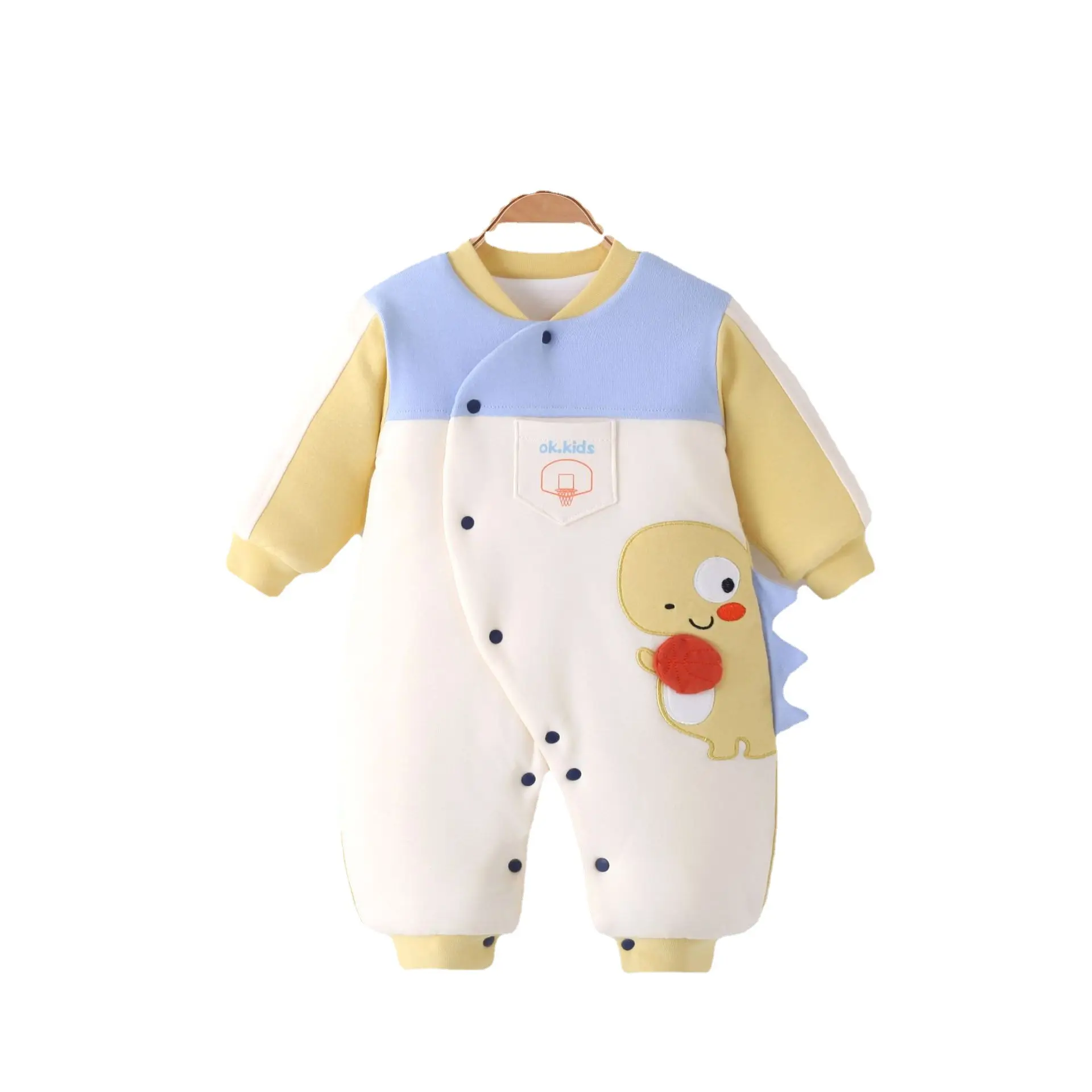 Newborn One-Piece Romper Cotton Warm Sleepwear 0-12M - Image 5