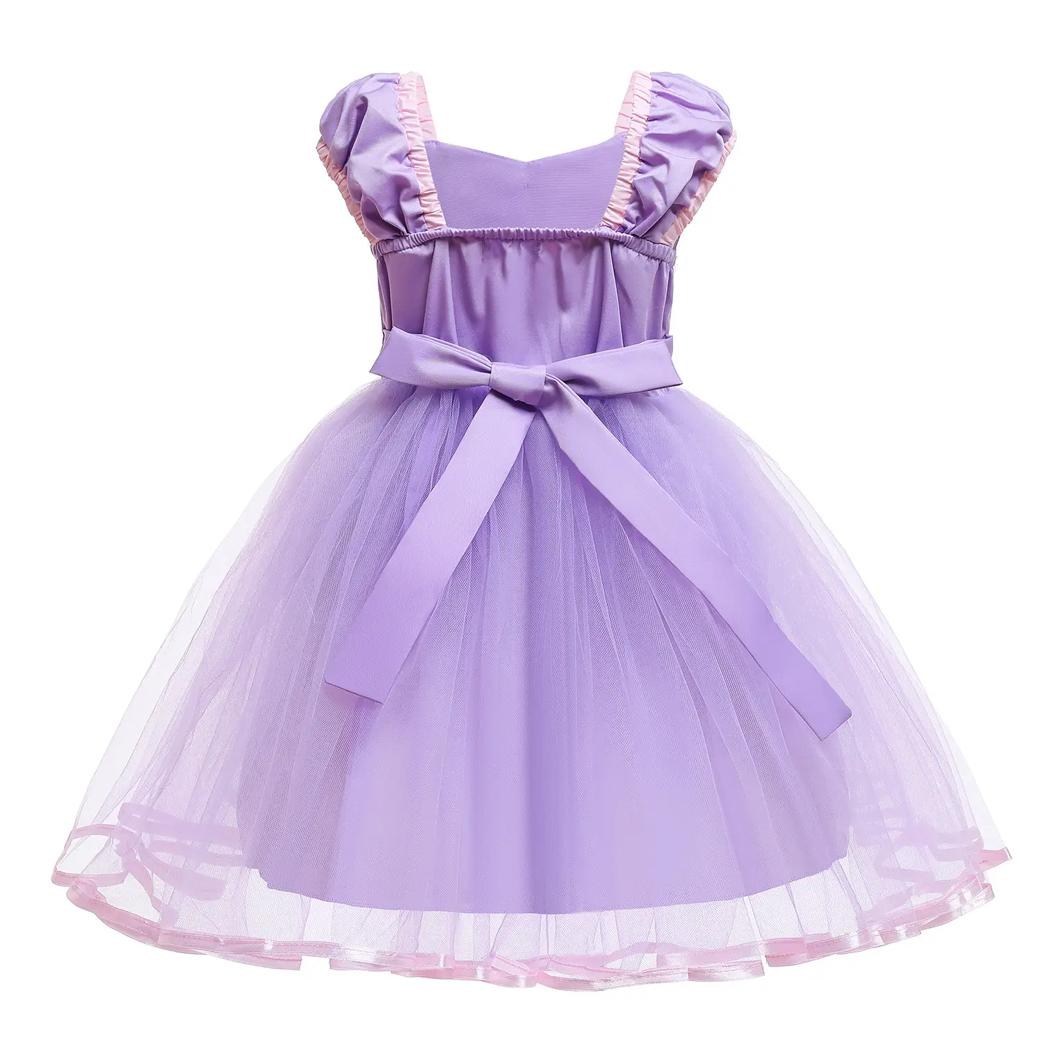 Purple Tulle Rapunzel Dress for Girls - Image 5