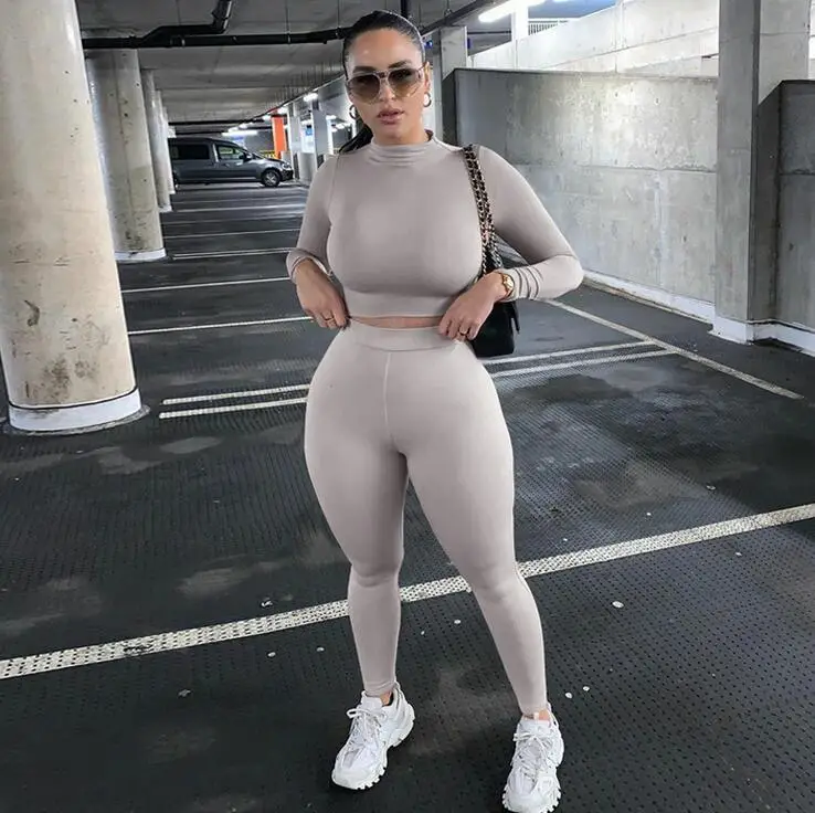 2021 Women's 2-Piece Slim Fit Sports Suit Set — feature 11