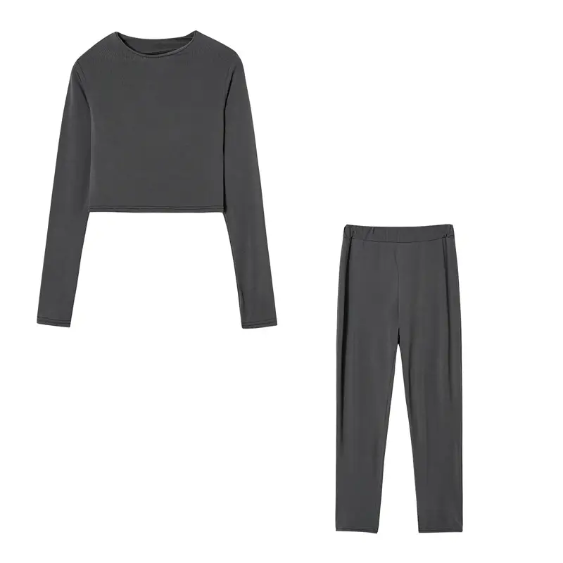2021 Women's 2-Piece Slim Fit Sports Suit Set — feature 22
