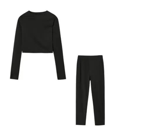 2021 Women's 2-Piece Slim Fit Sports Suit Set — feature 23