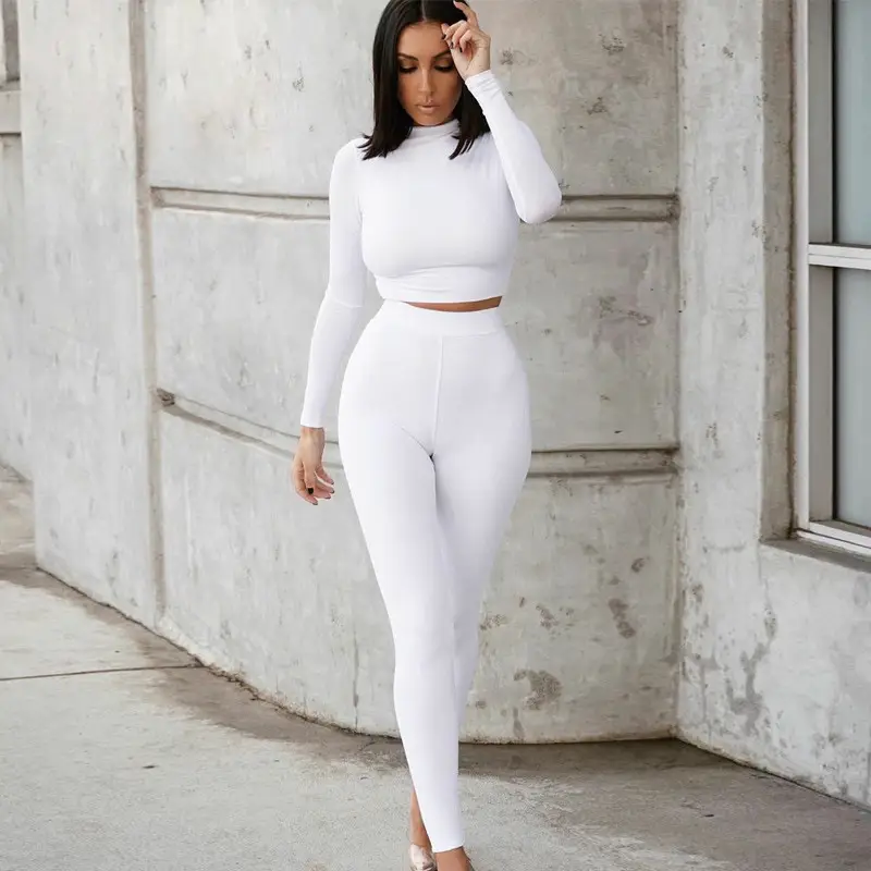 2021 Women's 2-Piece Slim Fit Sports Suit Set — feature 7
