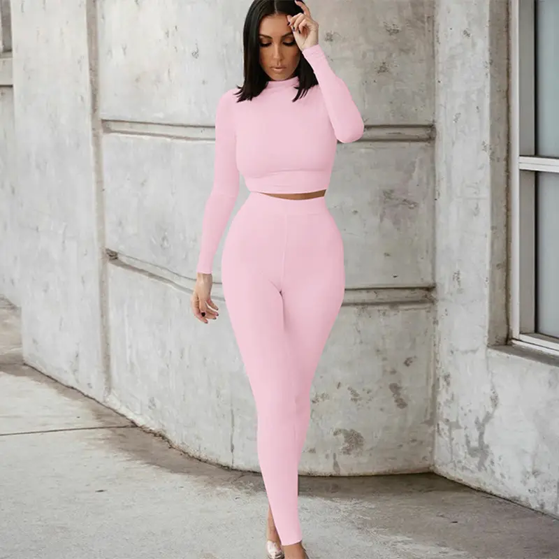 2021 Women's 2-Piece Slim Fit Sports Suit Set — feature 9